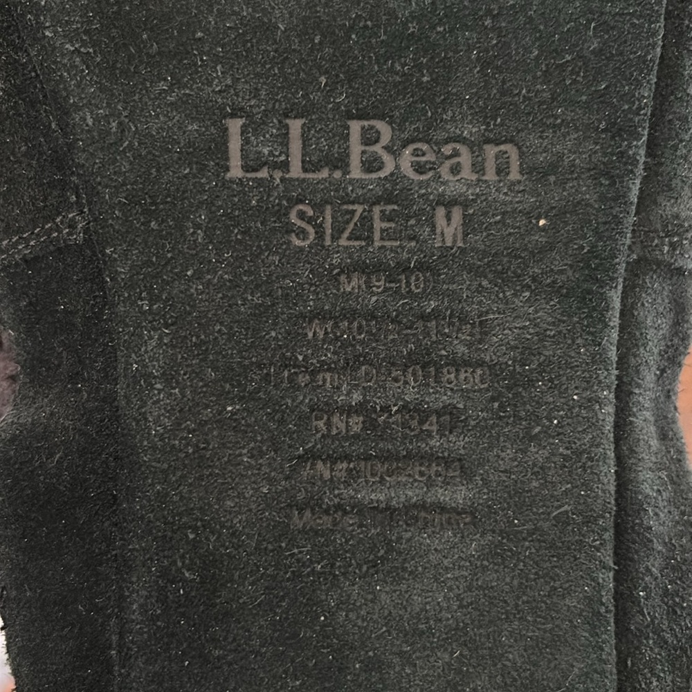 LL Bean Slipper Socks Mocs - Picture 3 of 12